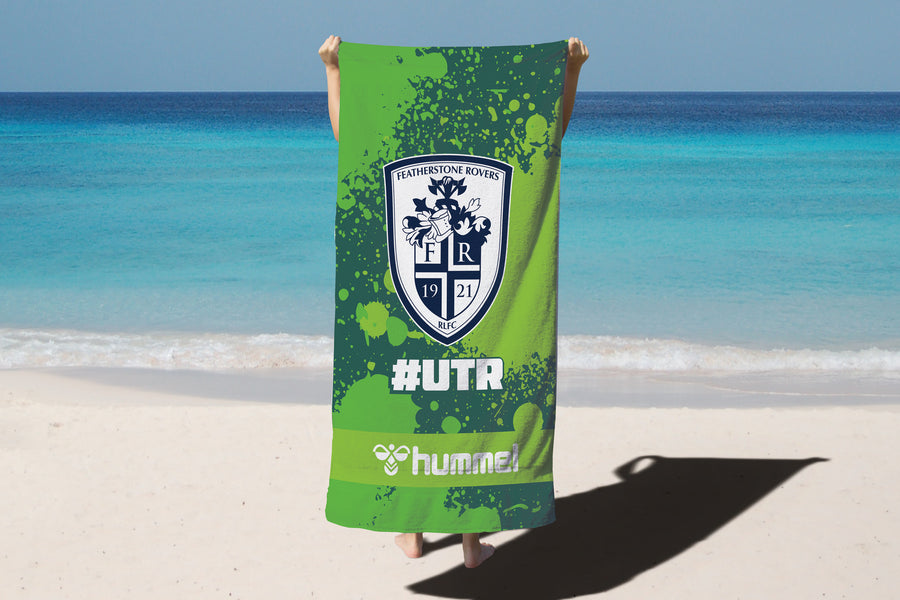 FEATHERSTONE ROVERS 2025 GREEN MACHINE BEACH TOWEL