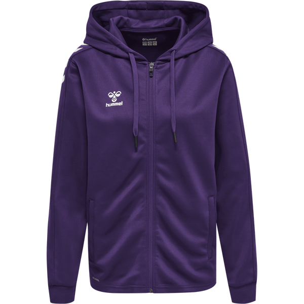 HMLCORE XK POLY ZIP HOOD SWEAT WOMAN
