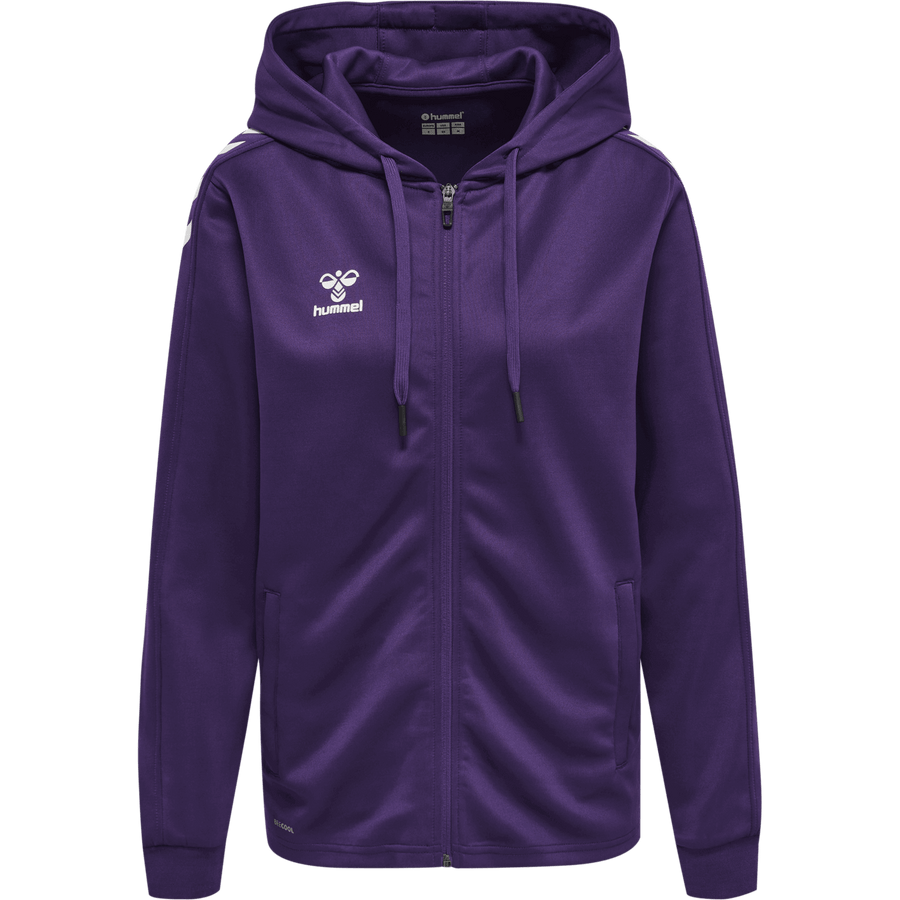 HMLCORE XK POLY ZIP HOOD SWEAT WOMAN