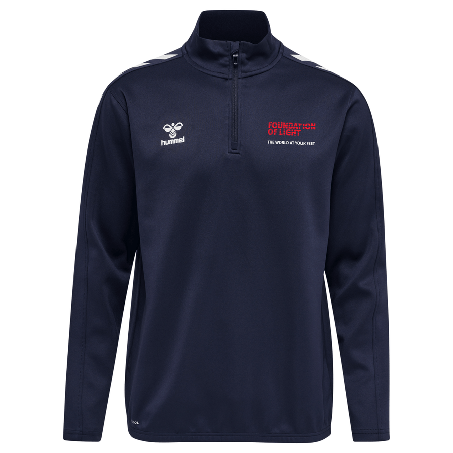 SUNDERLAND FOL HMLCORE XK HALF ZIP POLY SWEAT