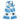 AFC Fradley FC Stadium Scarf Blue White
