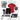 BT PROMOTIONS 7 PLAYERS BLACK SOLO RED IMPACT ADULTS