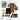 BT PROMOTIONS 7 PLAYERS BLACK SOLO YELLOW STRIPE KIDS