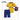 BT PROMOTIONS IMPACT JERSEY & SOLO SHORTS BLUE-YELLOW