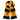 Seaton Carew Scrufs Rugby Black Yellow Gold Stadium Scarf